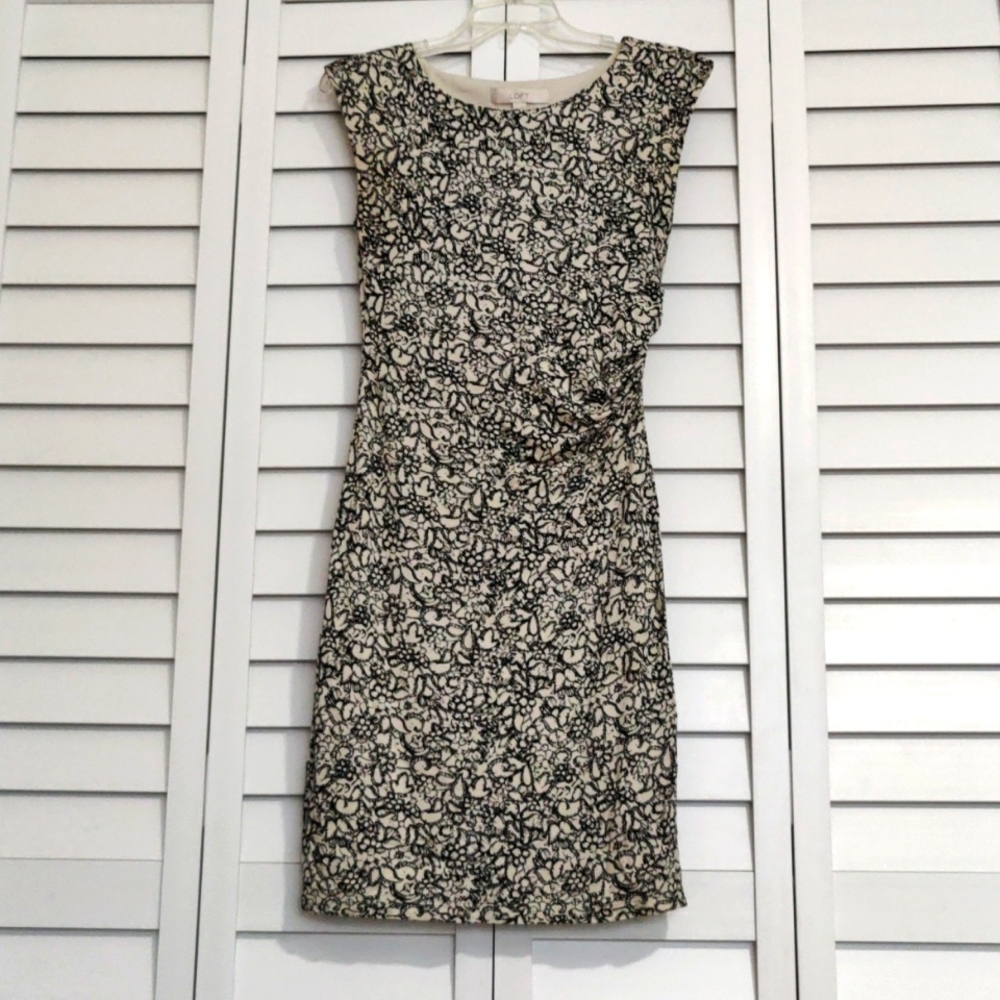 Loft Doodle print dress